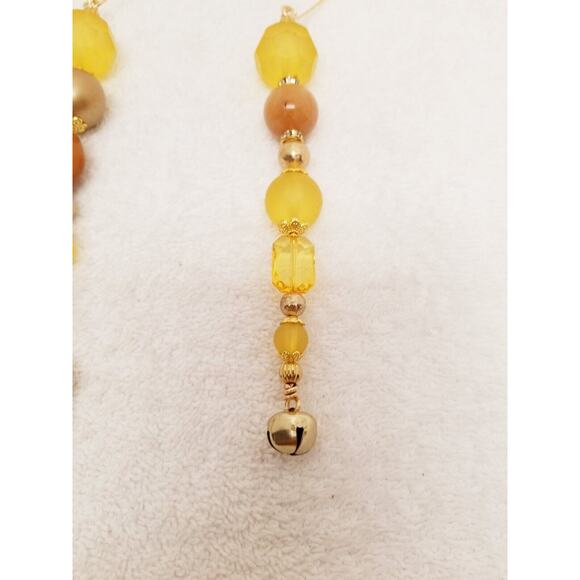 Four golden Christmas icicle ornaments c9 - Picture 7 of 8